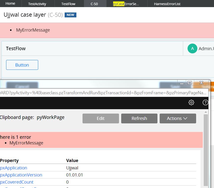 Validation message in clipboard but not displayed to user Support Center