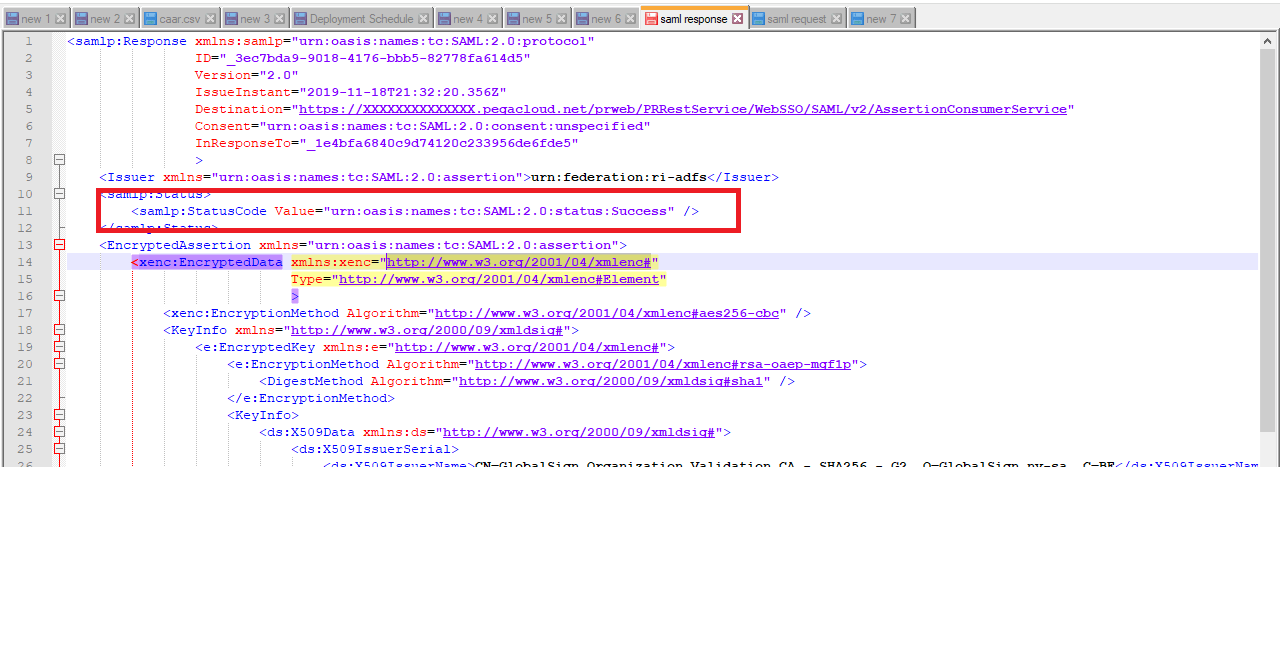 How to trace SAML Activity Support Center