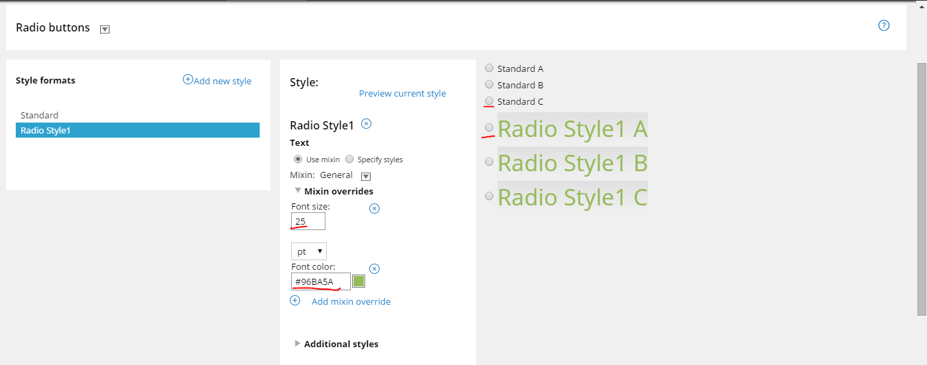 how to increase radio button size through skins? Support Center
