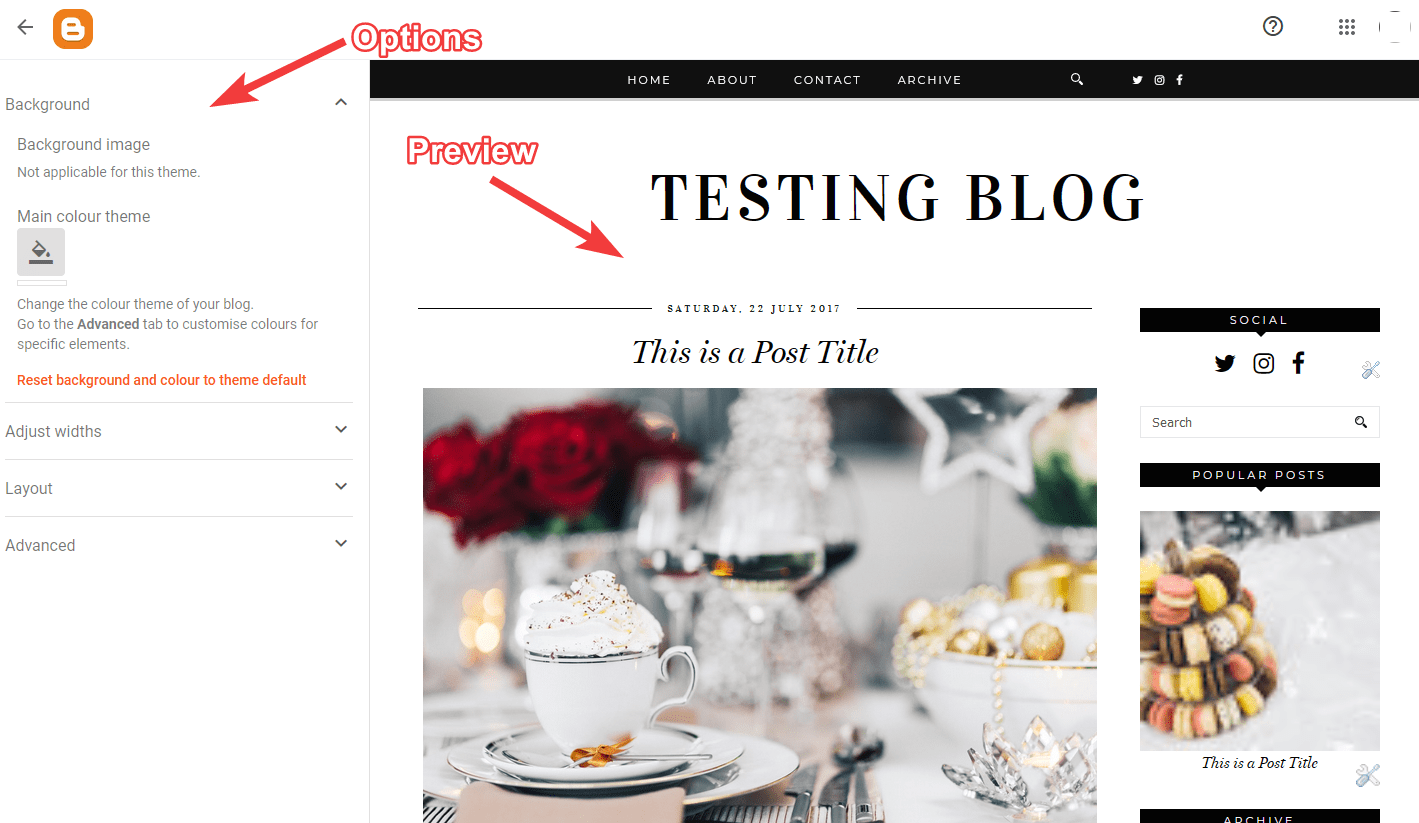 Blogger How to remove the sidebar pipdig Support