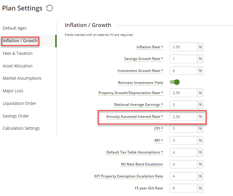Annuity Rates Options for calculating future annuity payments Have