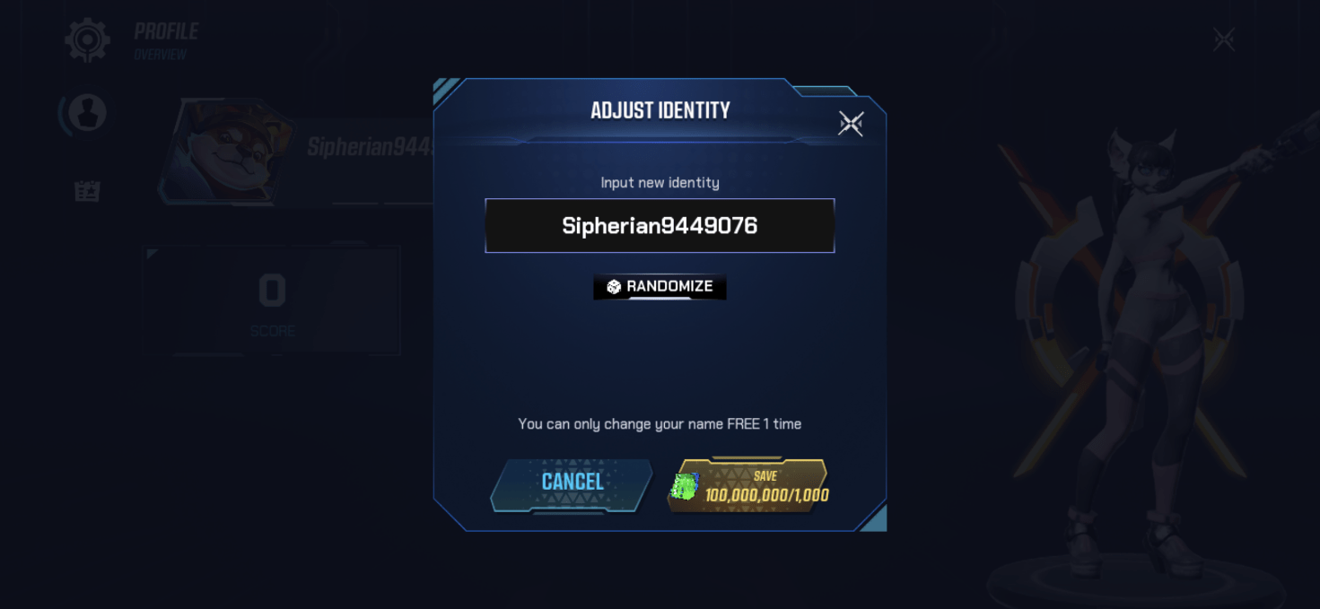 How do I change my ingame name? SIPHER HELP CENTER
