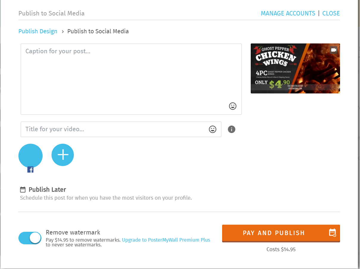How do I post on social media? PosterMyWall Help Center