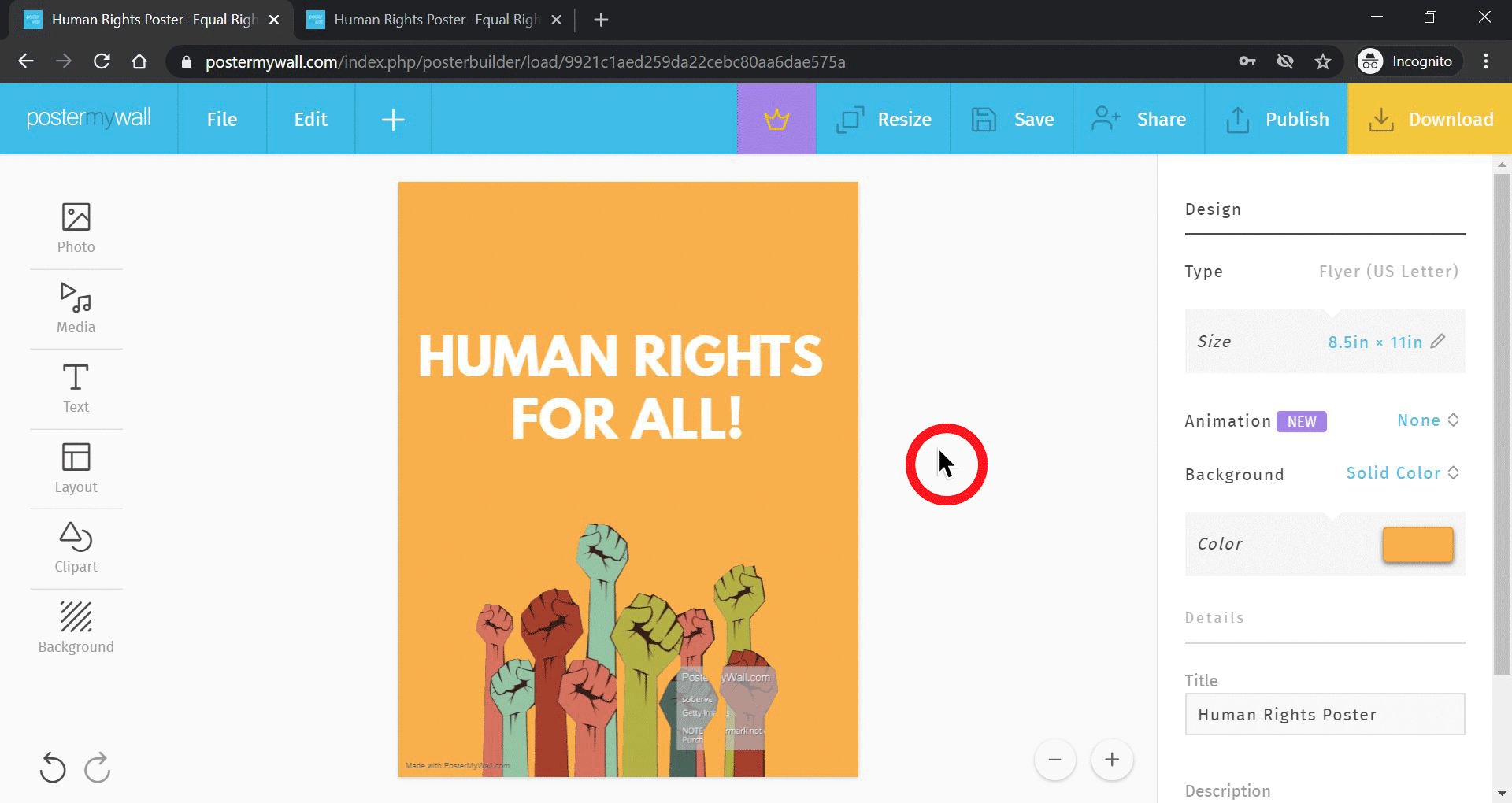 How do I copy and paste items across my designs? PosterMyWall Help Center