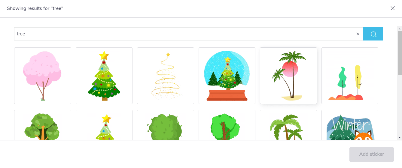 How do I add stickers to my email? PosterMyWall Help Center