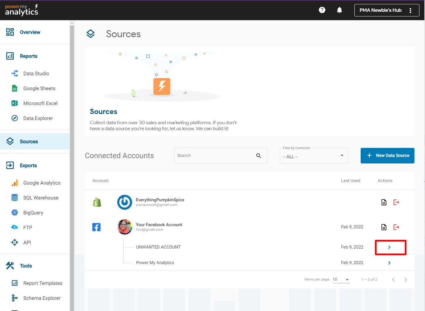 How to Block an Account