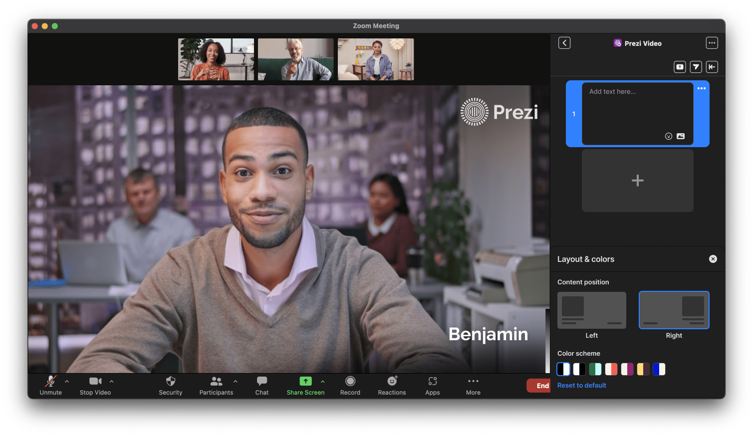 Using Prezi Video for Zoom Prezi Support Center