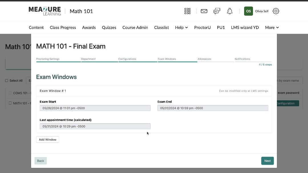 How to Enter an Exam through D2L using LTI 1.3 ProctorU