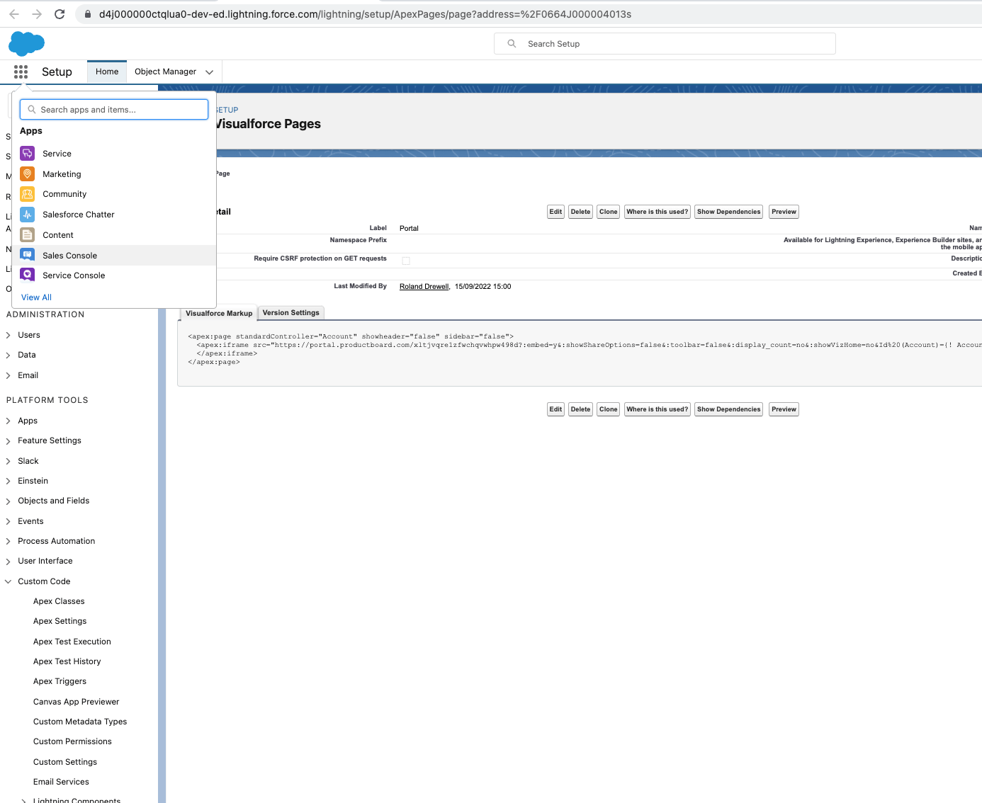 How to embed your Productboard roadmap and portal into Salesforce