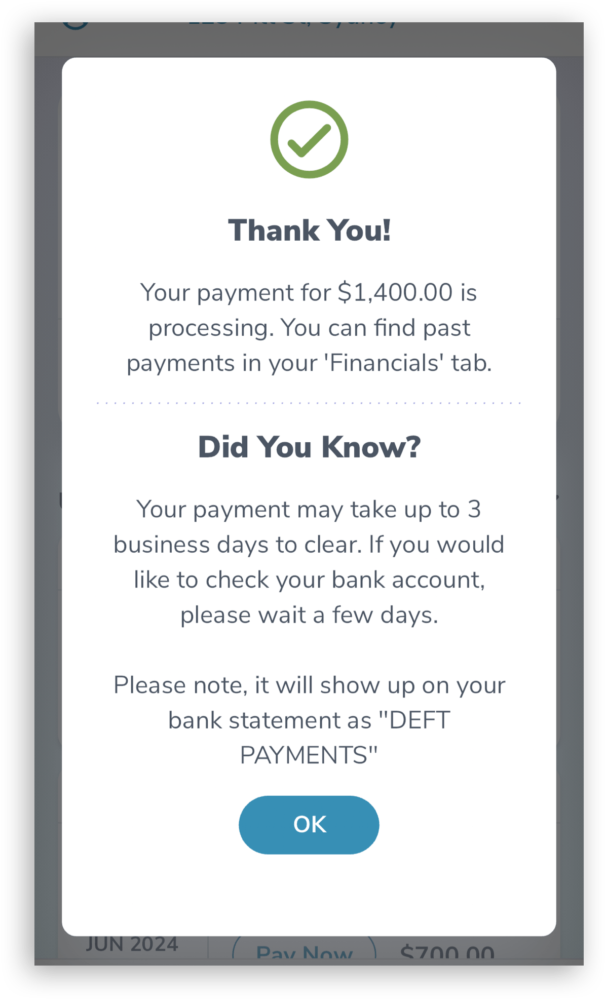 Rent Payments Using MePay (PropertyMe Mobile App) PropertyMe Customer