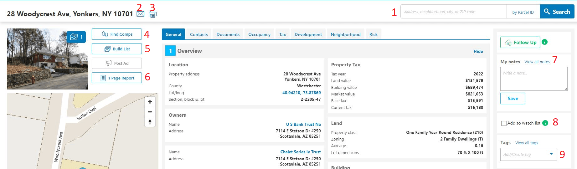 Property Report Tools PropertyShark Help Center