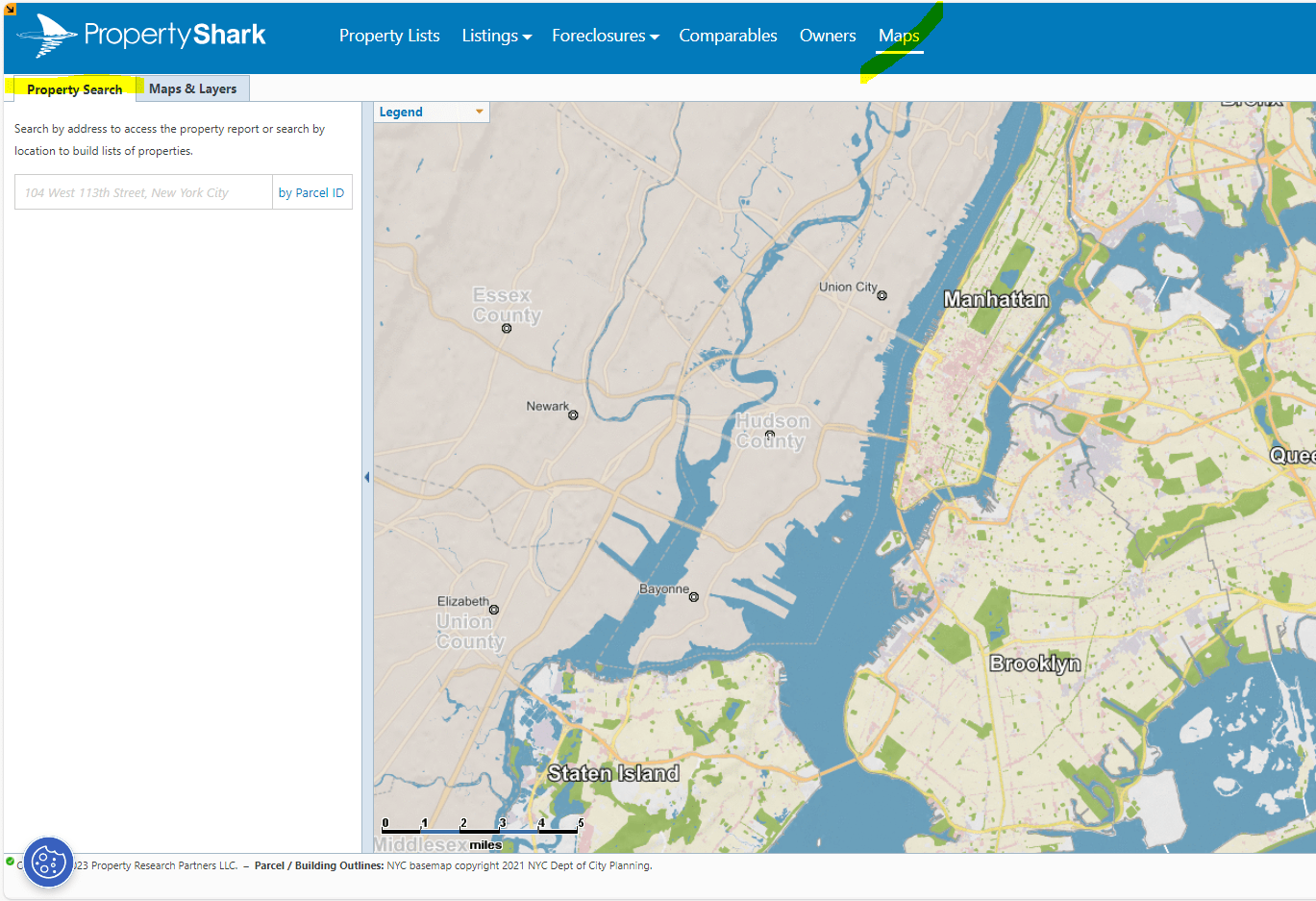 Find Properties Using the Maps Tool PropertyShark Help Center