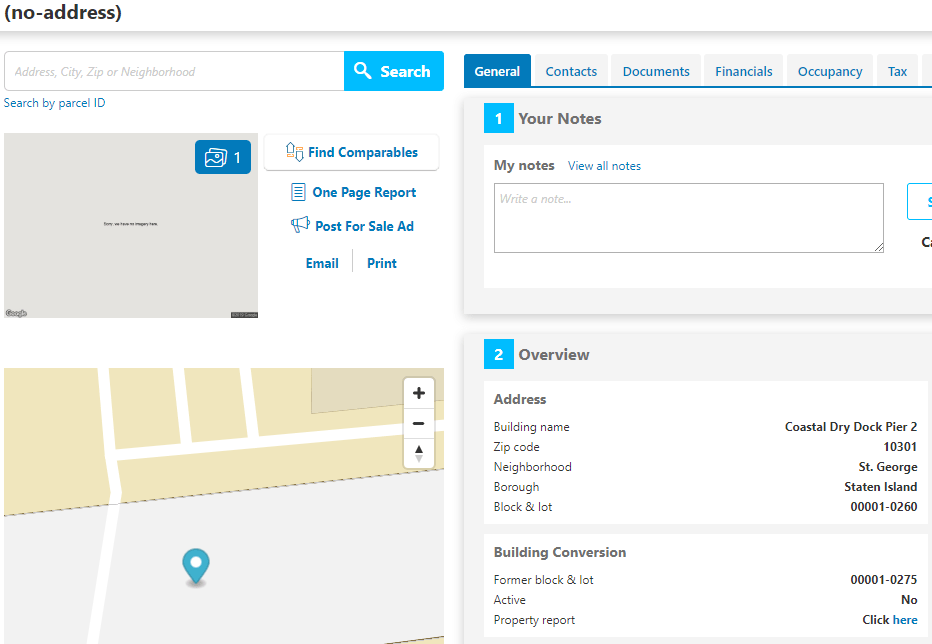 Unable to Locate Address PropertyShark Help Center