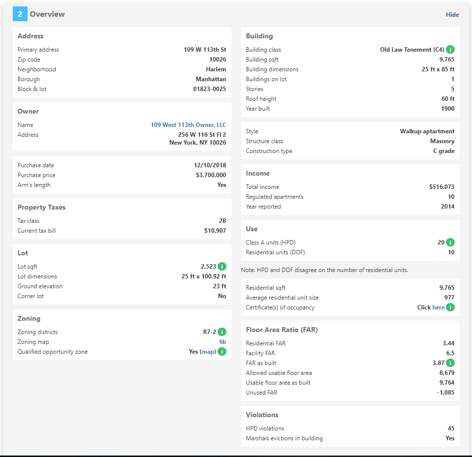 What data can I find in Property Reports? PropertyShark Help Center