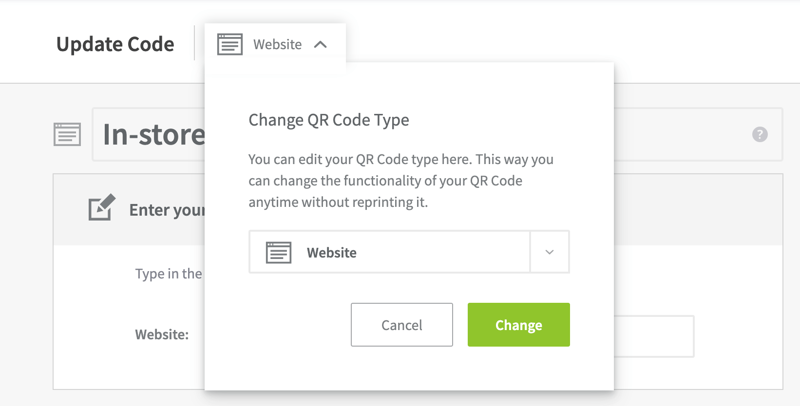 How do I redirect my QR Code? QR Code Generator Support
