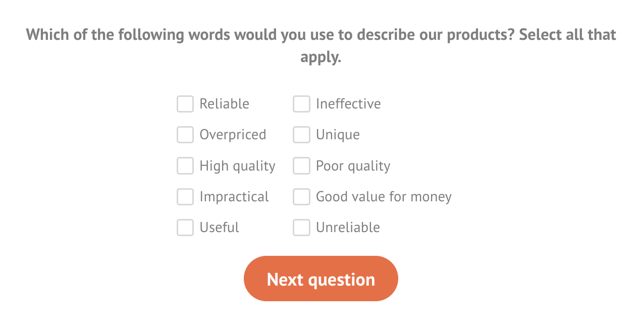 Types of questions Qualifio Help Centre