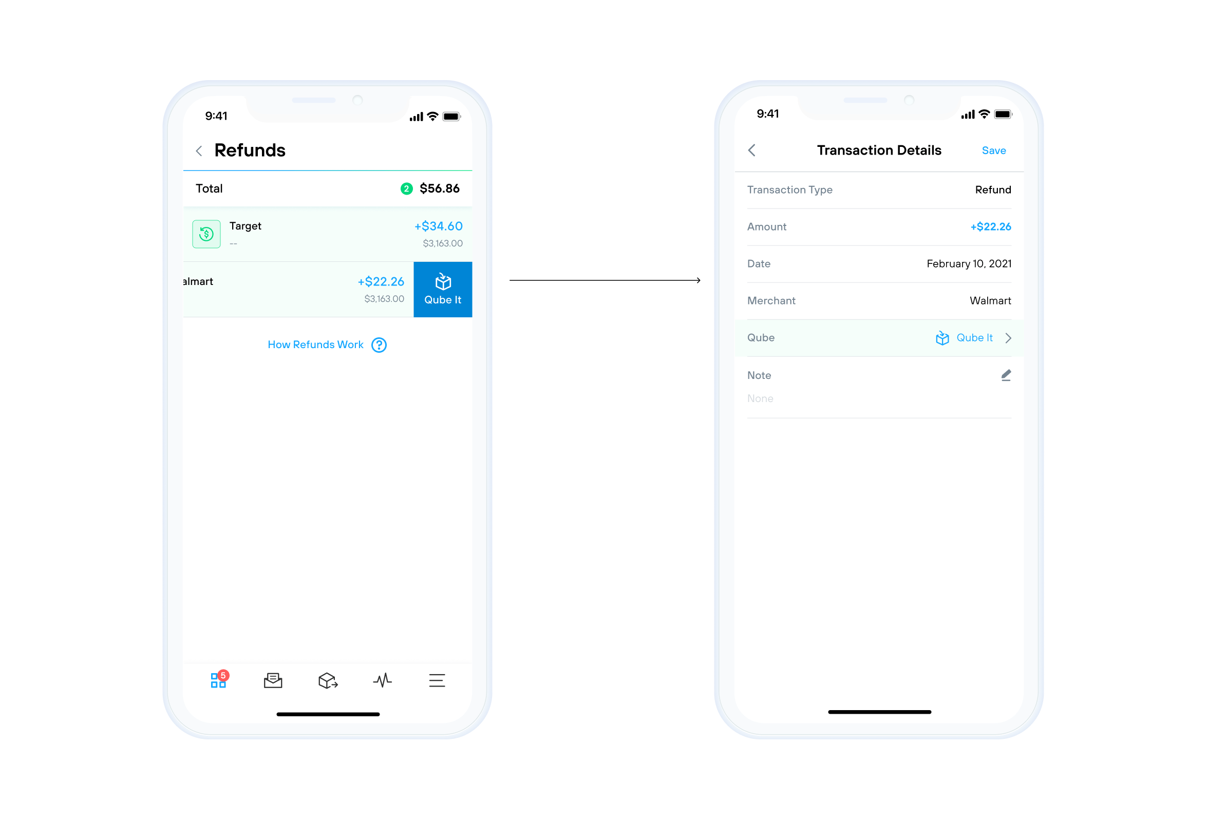 How do Refunds work with Qube? Qube Money Support