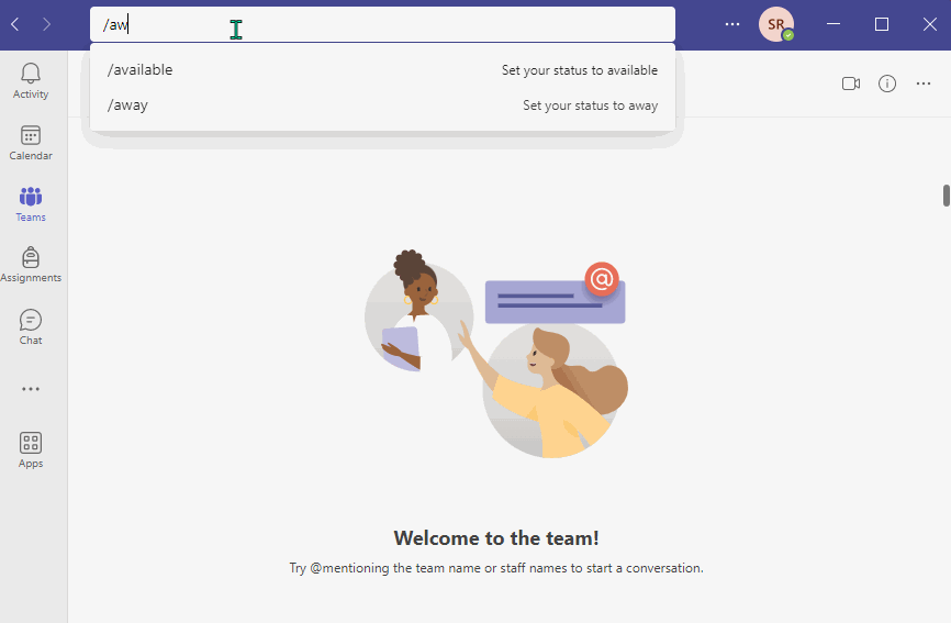 Slash Commands in Microsoft Teams Questar III BOCES IT Help Center