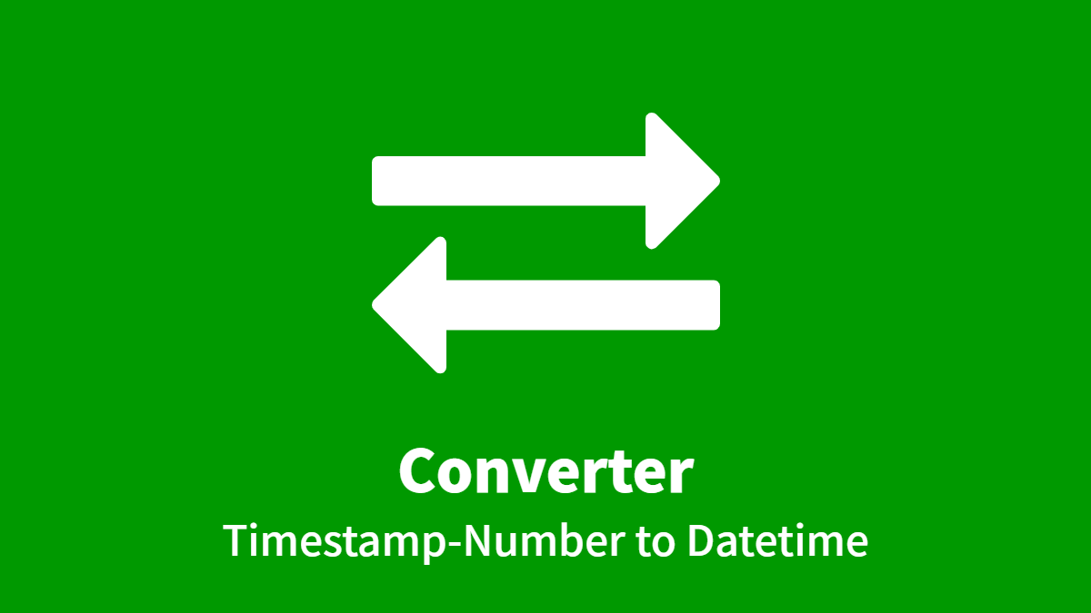 Converter Timestamp Number To Datetime Questetra Support