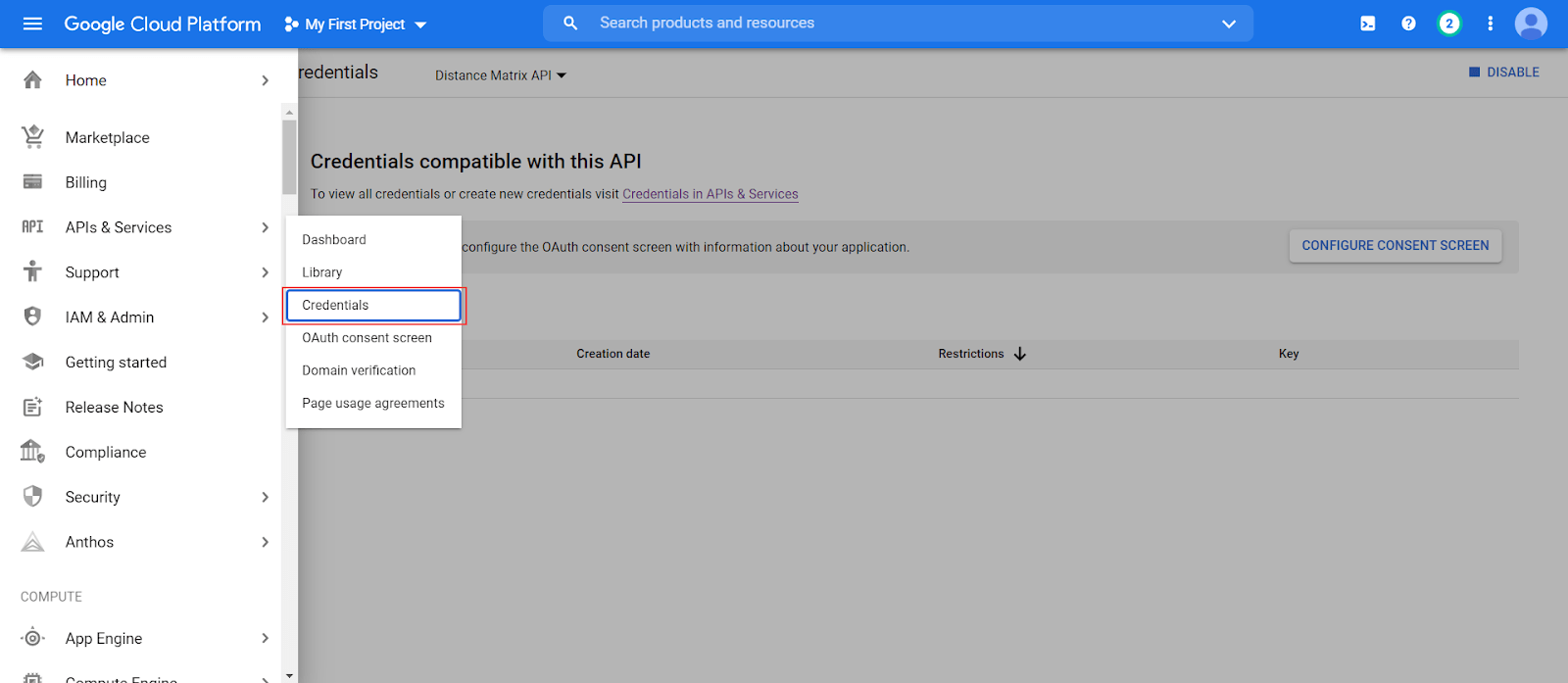 Google Distance Calculator Connecting your account Quickwork