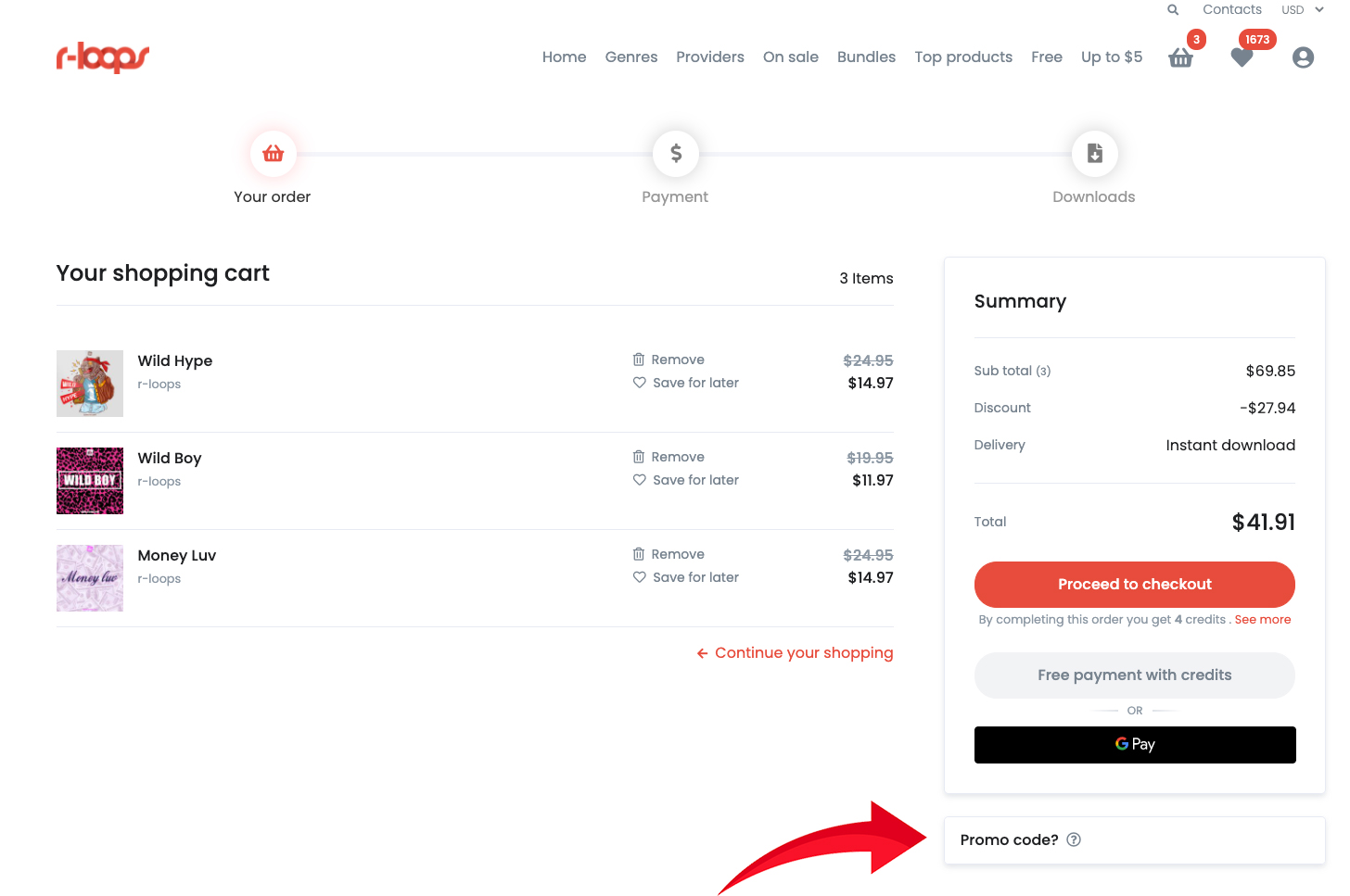 How to use a discount/promo code Support