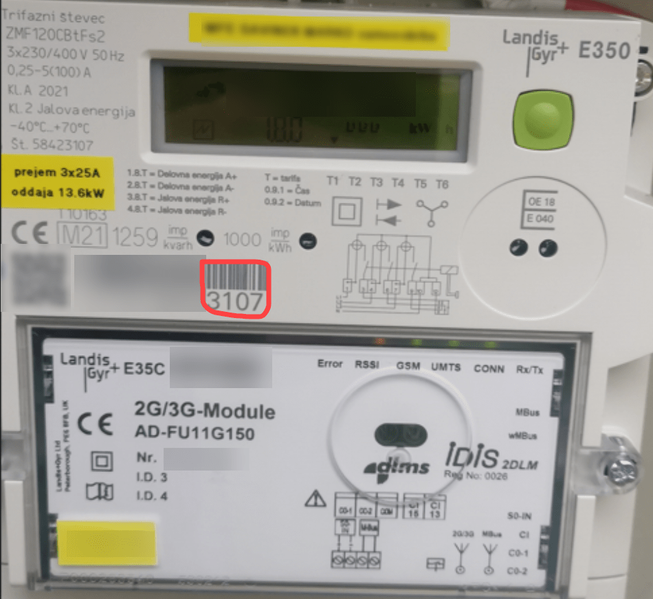 Come aggiungere il contatore di energia Landis+Gyr E350? Italian