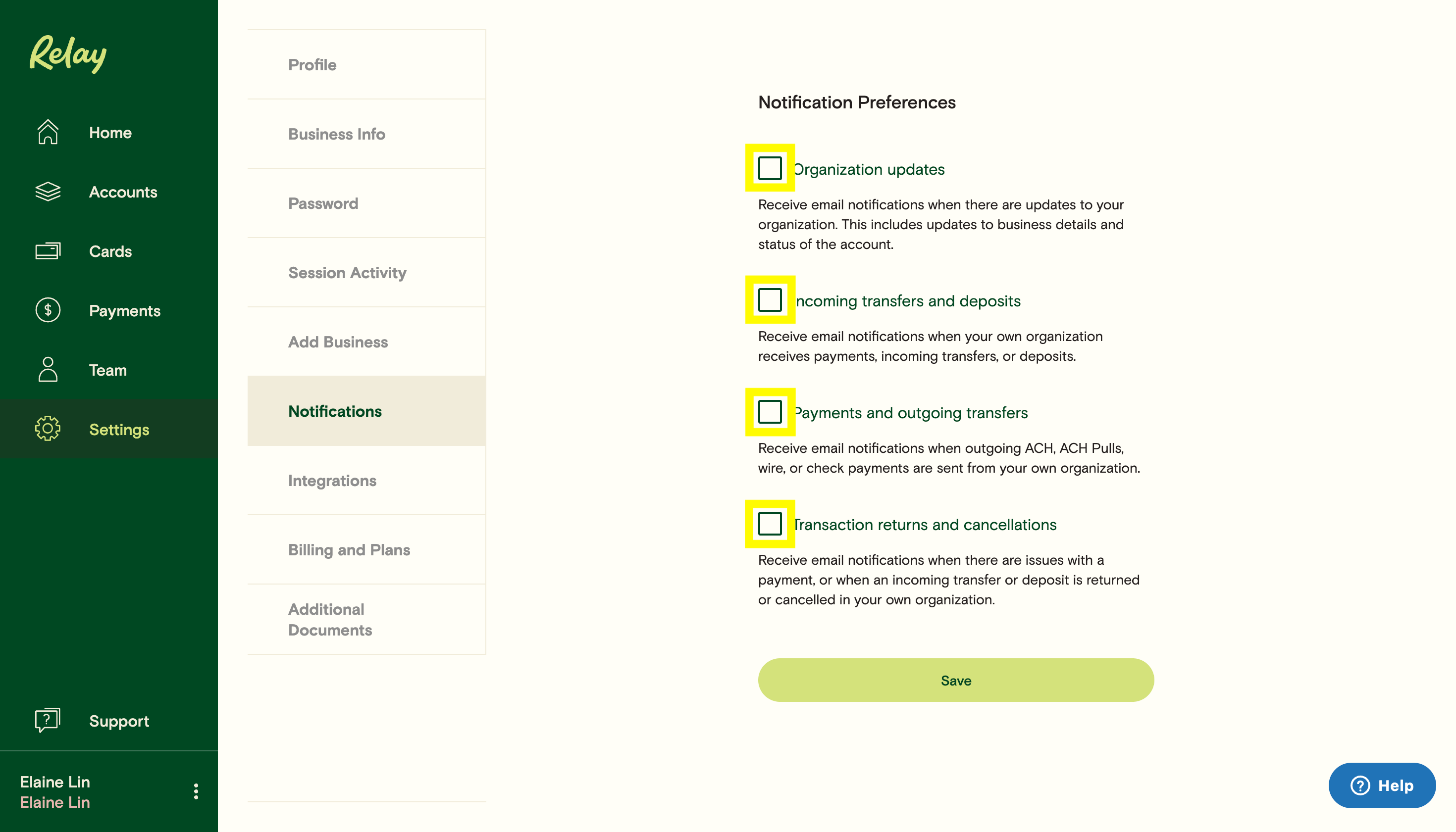 How to Manage your Notification Preferences Relay Financial