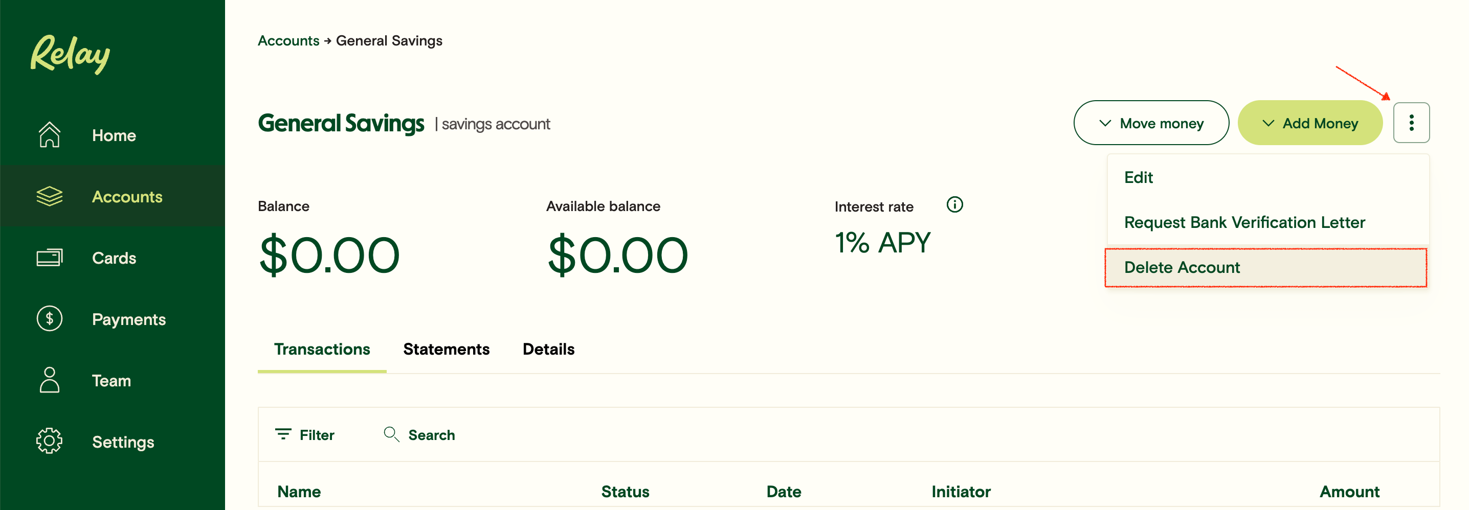 How to Delete Individual Checking or Savings Accounts Relay Financial