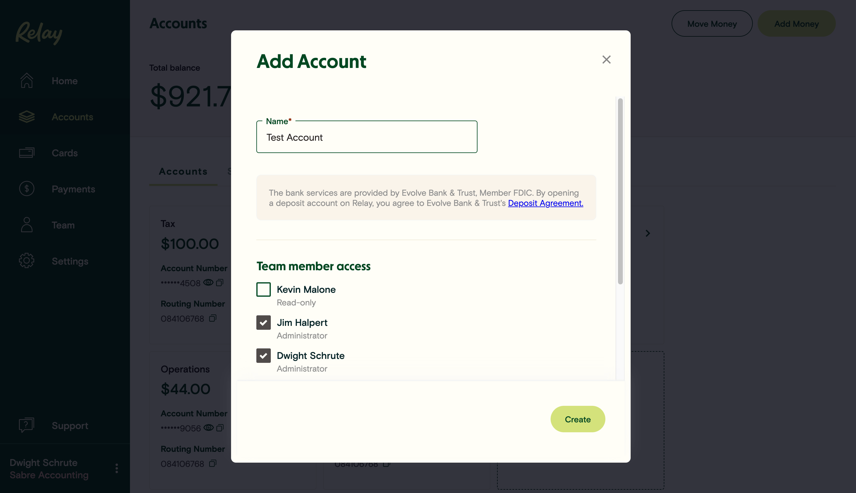 Adding and Editing Checking Accounts Relay Financial