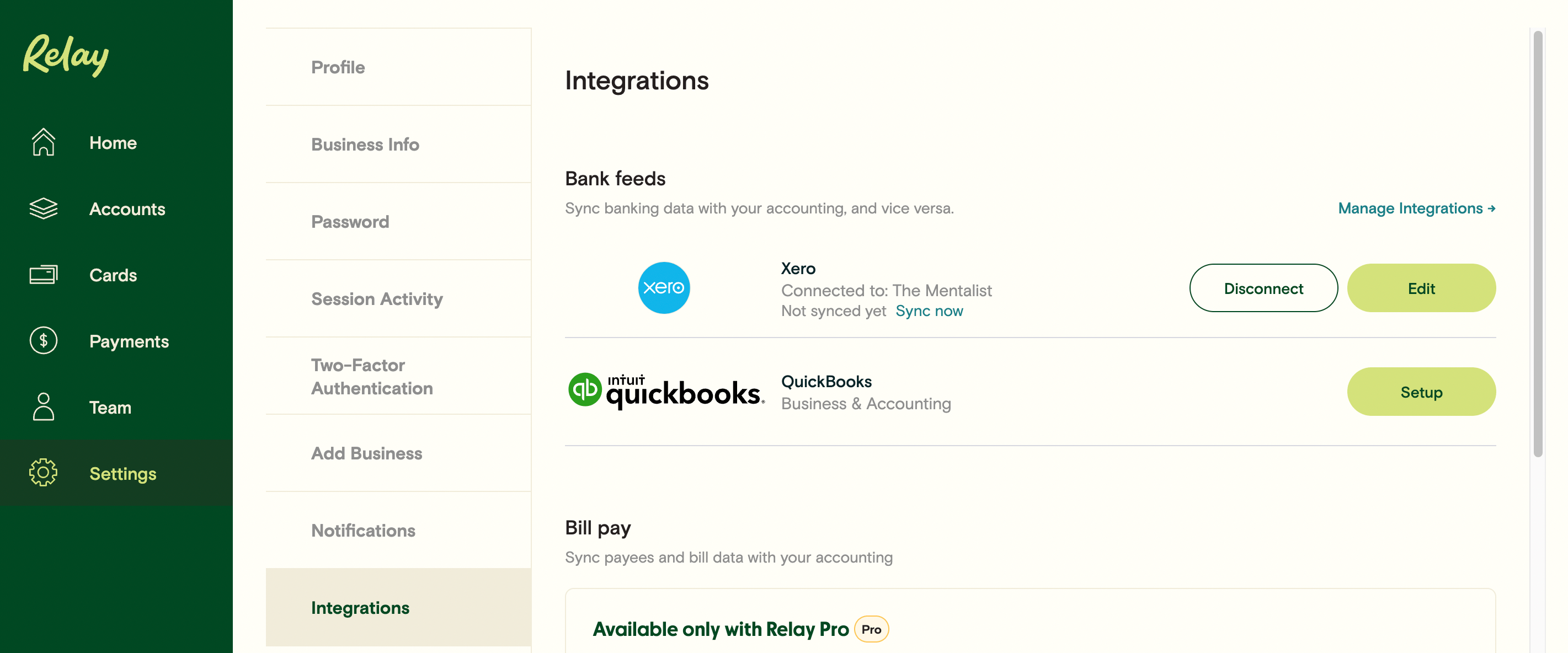 Resetting Your Xero Bank Feed Relay Financial