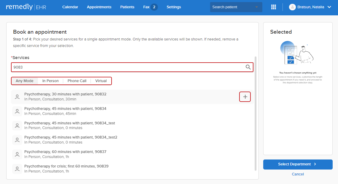How to Find Free Time Slots in the Calendar (EHR 2.0) Remedly Help Center