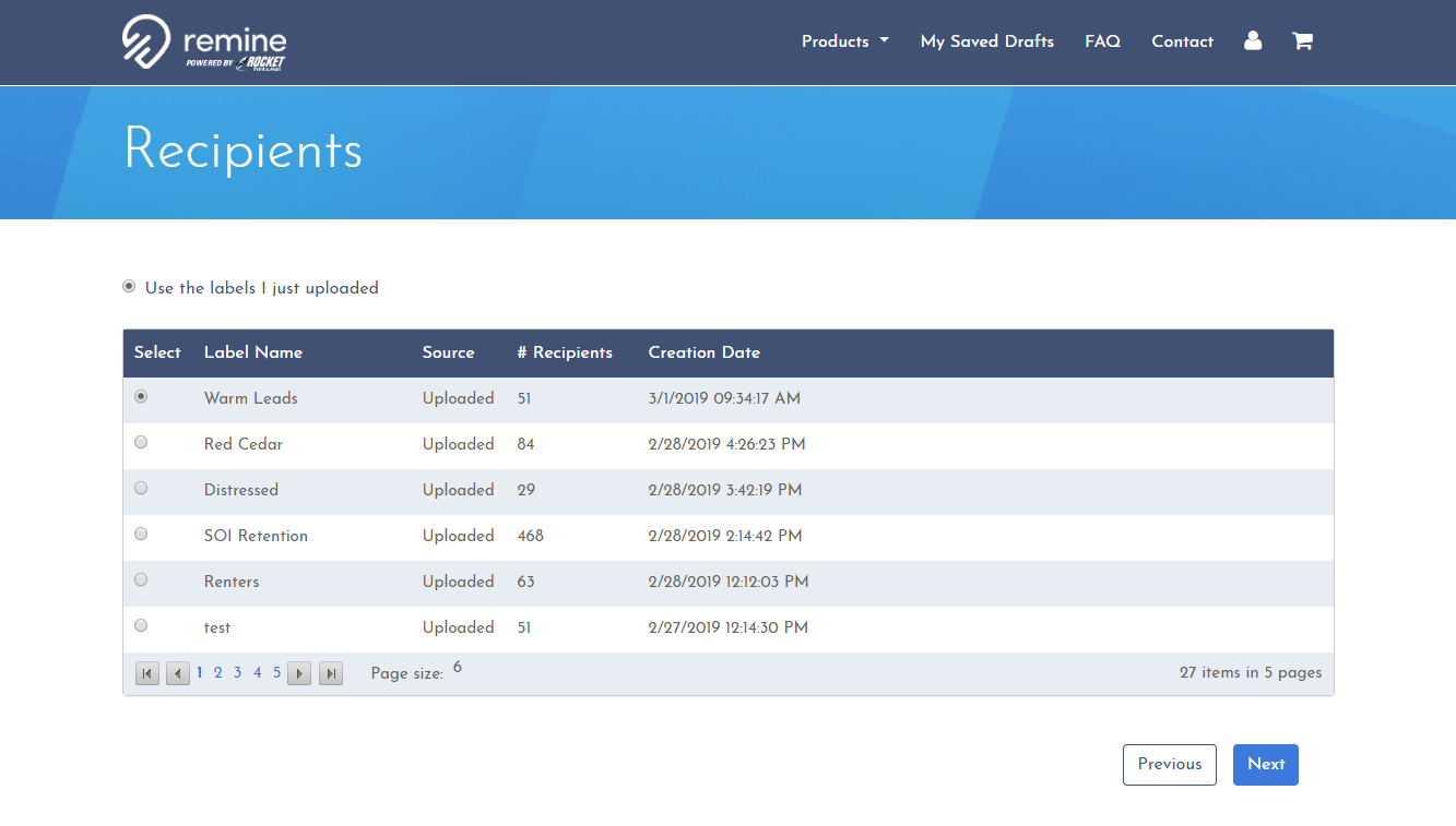 How Do I Send Mailers Using Remine? Remine Support Center