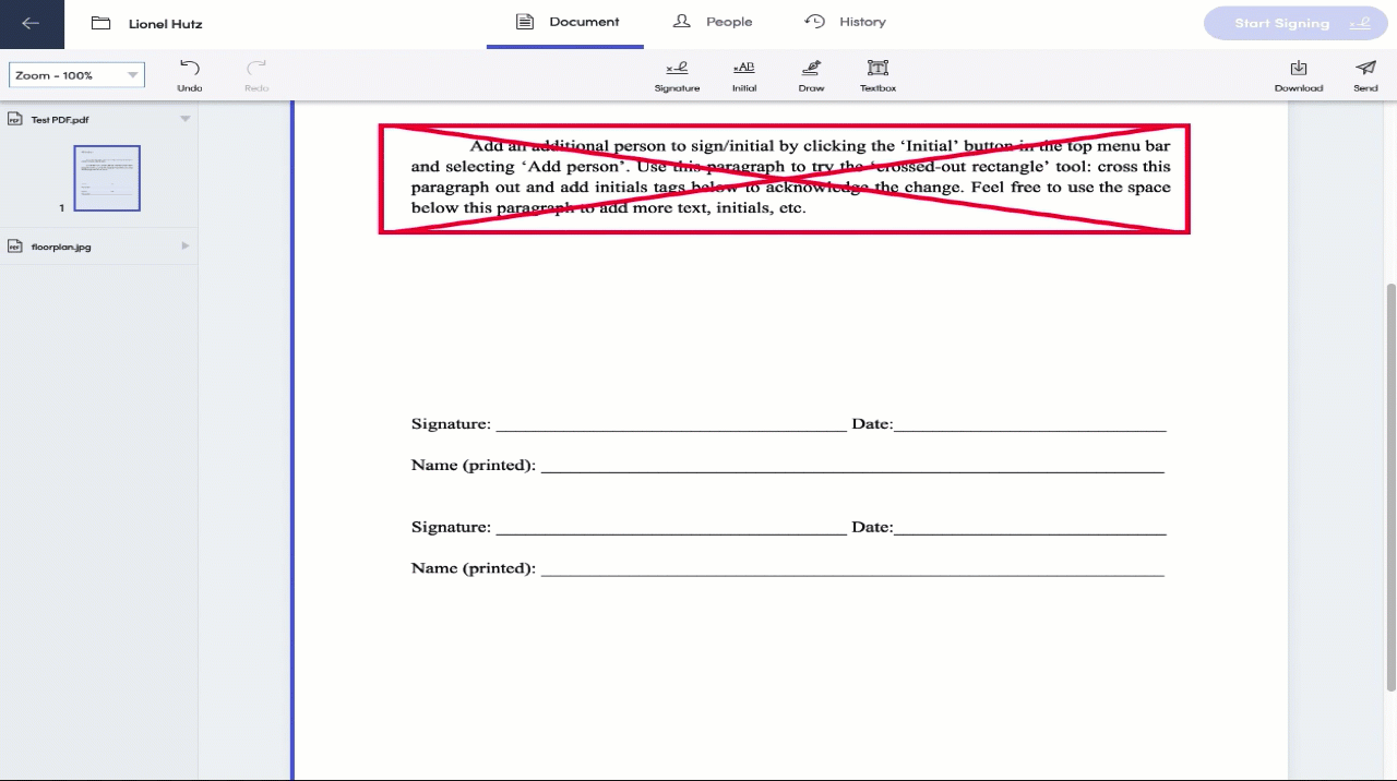 Adding Signature and Initial Tags to PDF Documents Remine Support Center