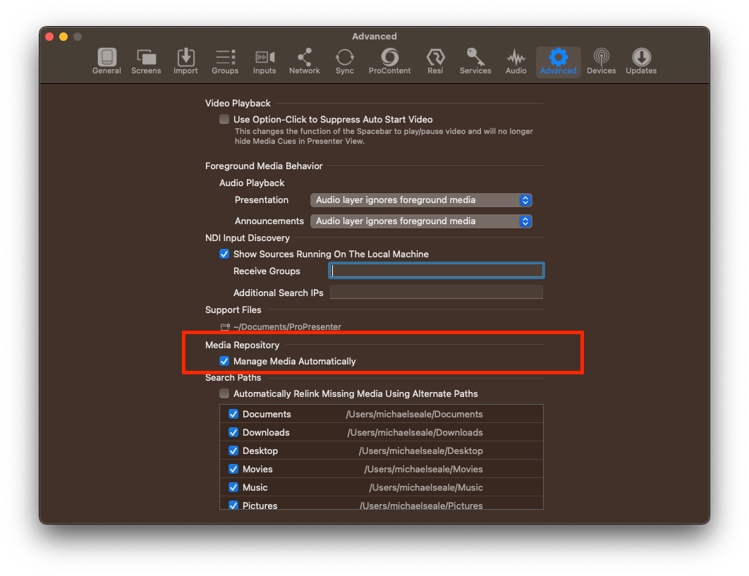 ProPresenter Media Management Renewed Vision