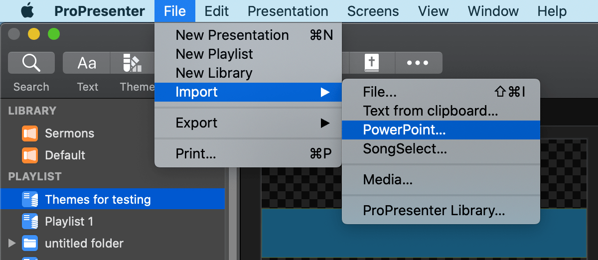 PowerPoint and ProPresenter 7 Renewed Vision