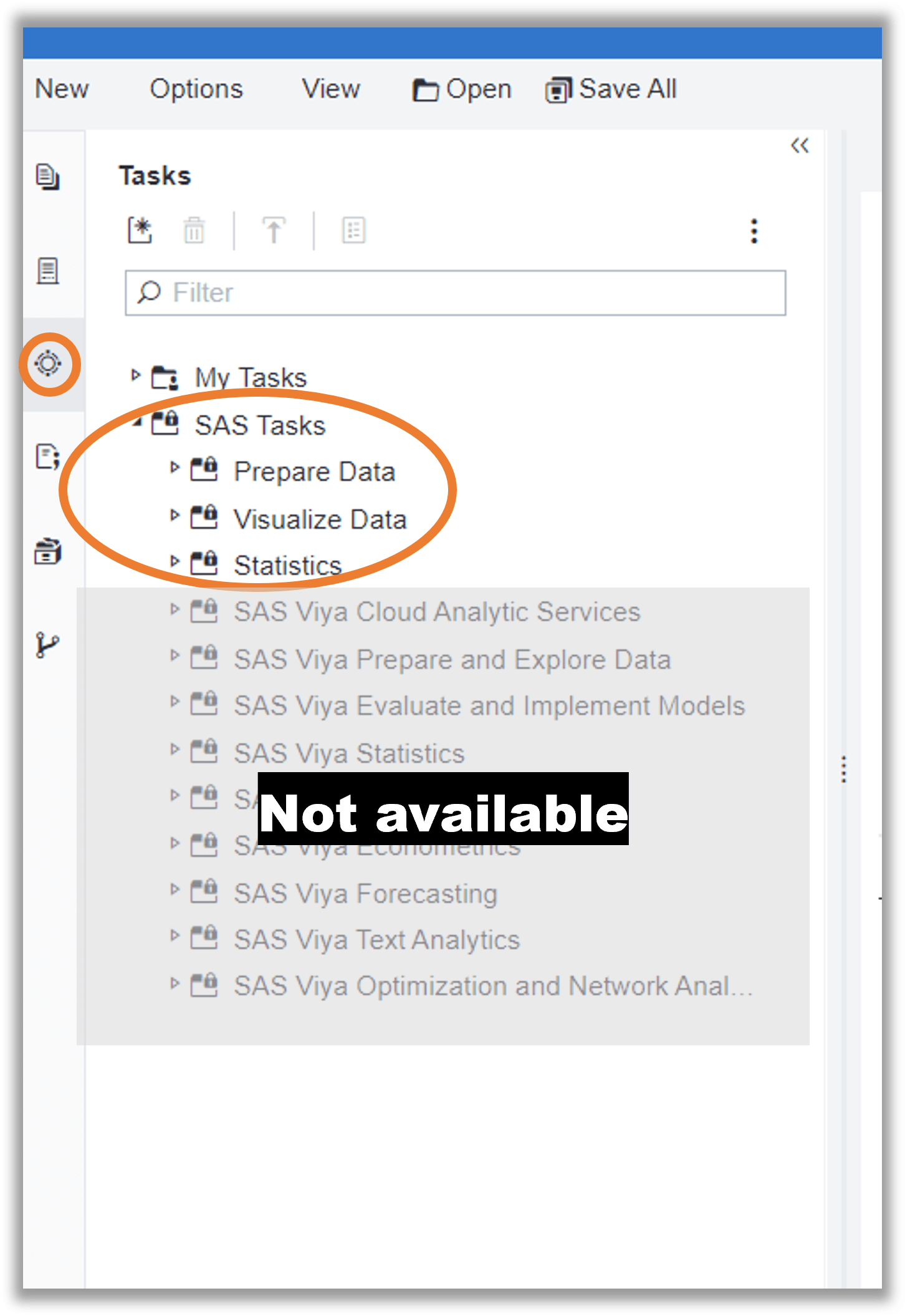 Exploring All of Us data using SAS Studio User Support