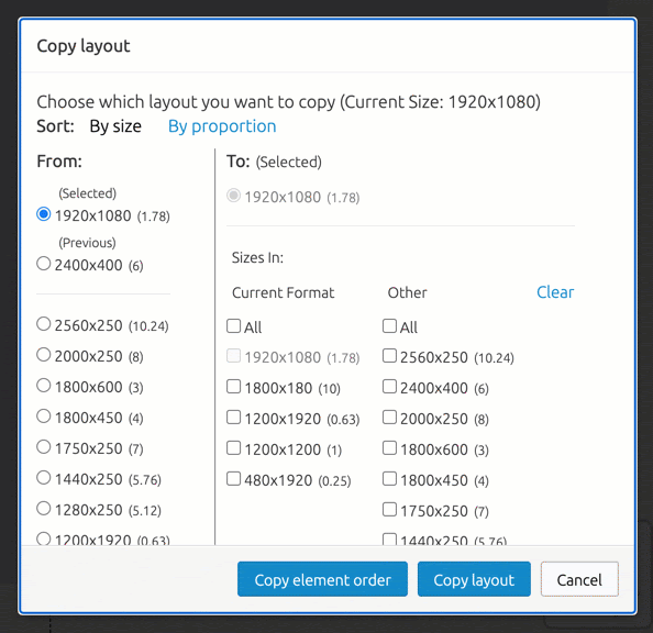 Copy Layout ResponsiveAds Support