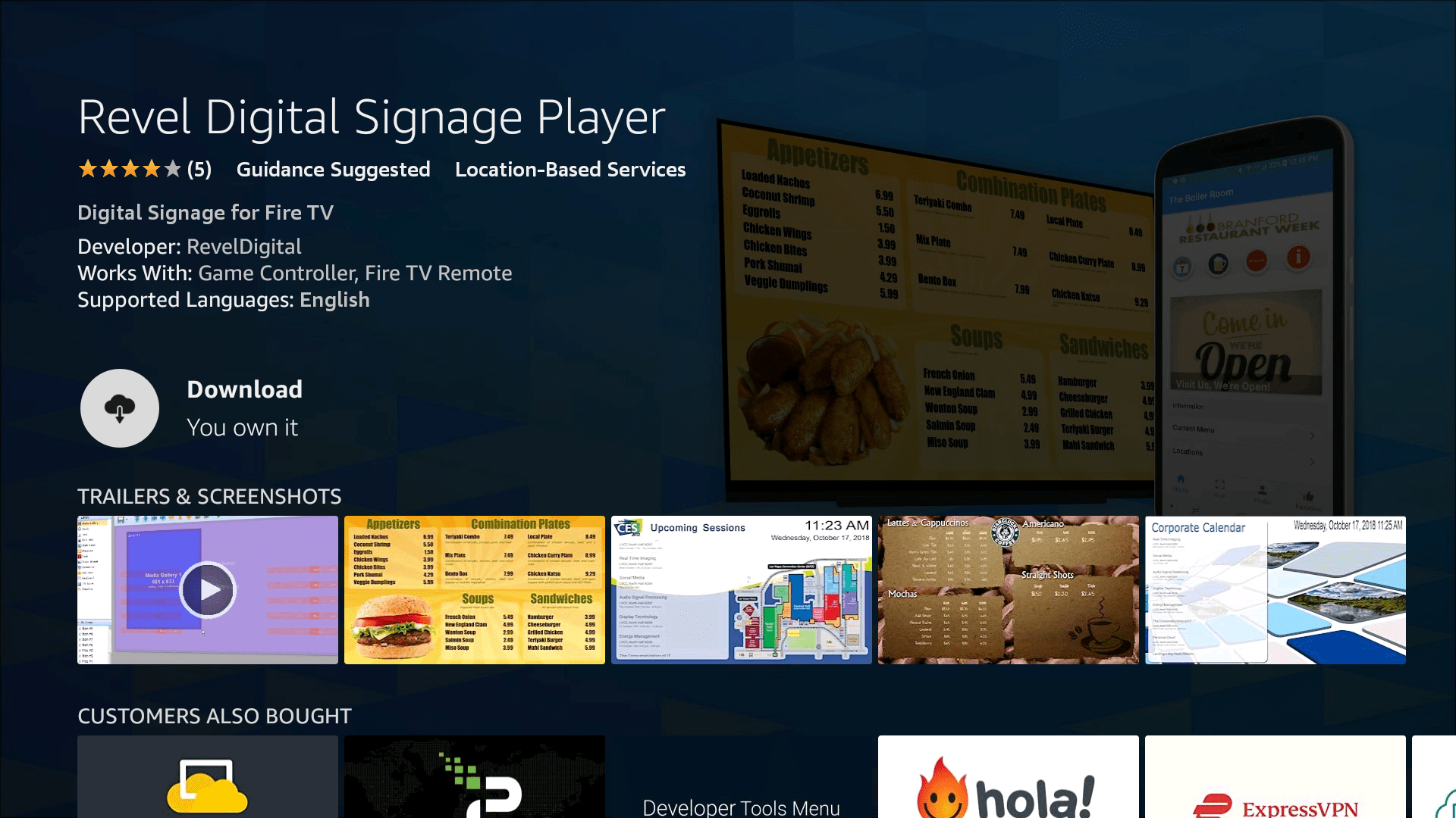Amazon Fire TV Setup Revel Digital