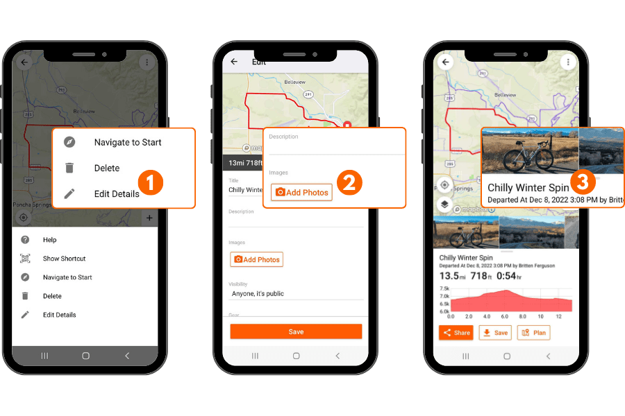 Quick Start Guide for Mobile Ride with GPS Help Center