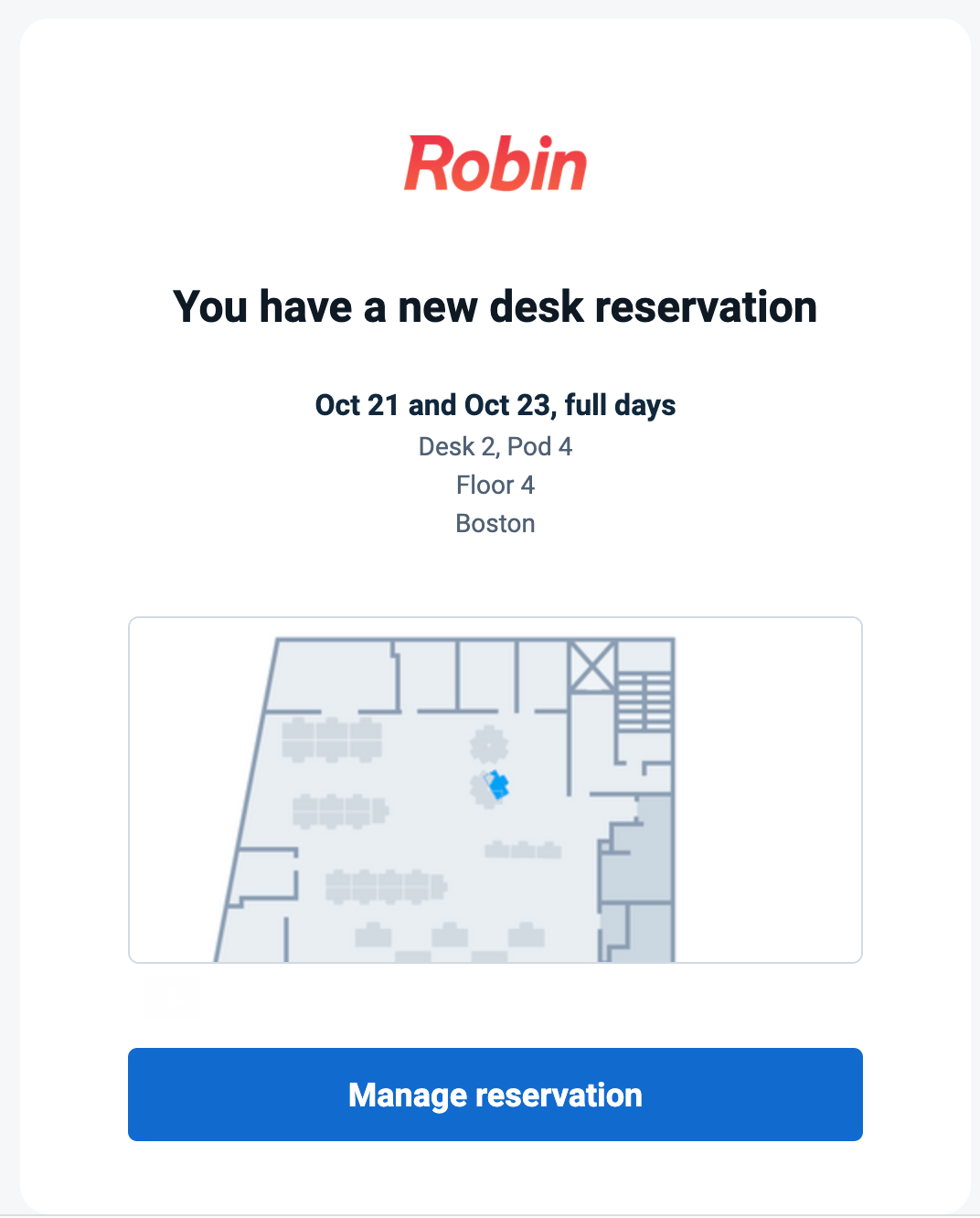 How to make reservations using the office search list Robin Help Center