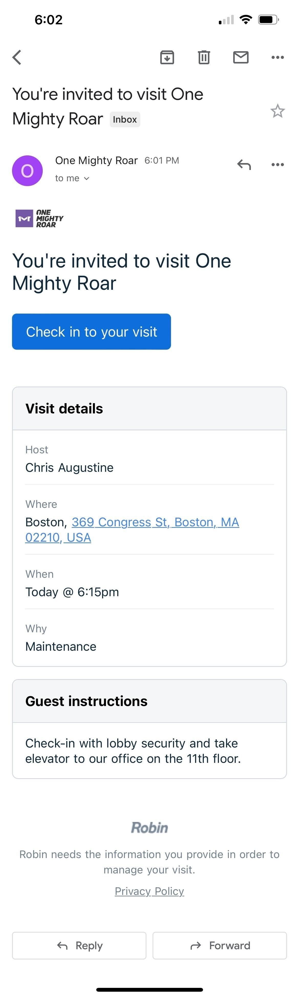 What the guest experience looks like Robin Help Center