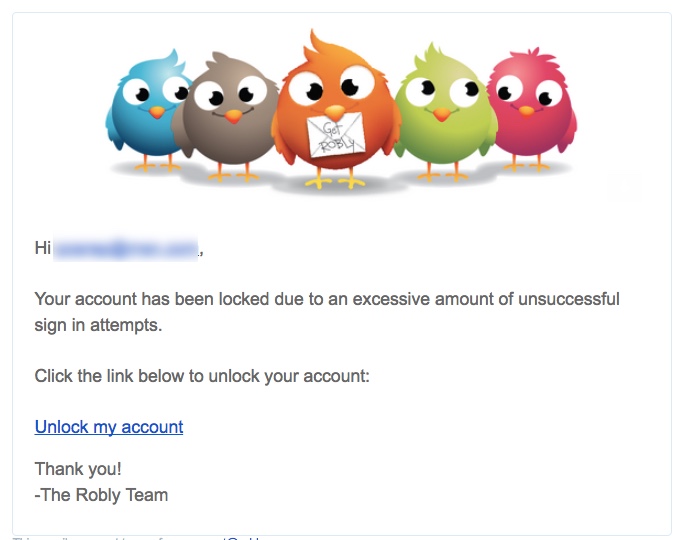 My Account Is Locked From Too Many Incorrect Login Attempts What Do I Do Robly Support