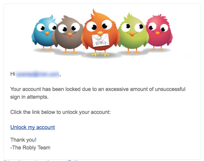 My Account Is Locked From Too Many Incorrect Login Attempts What Do I Do Robly Support