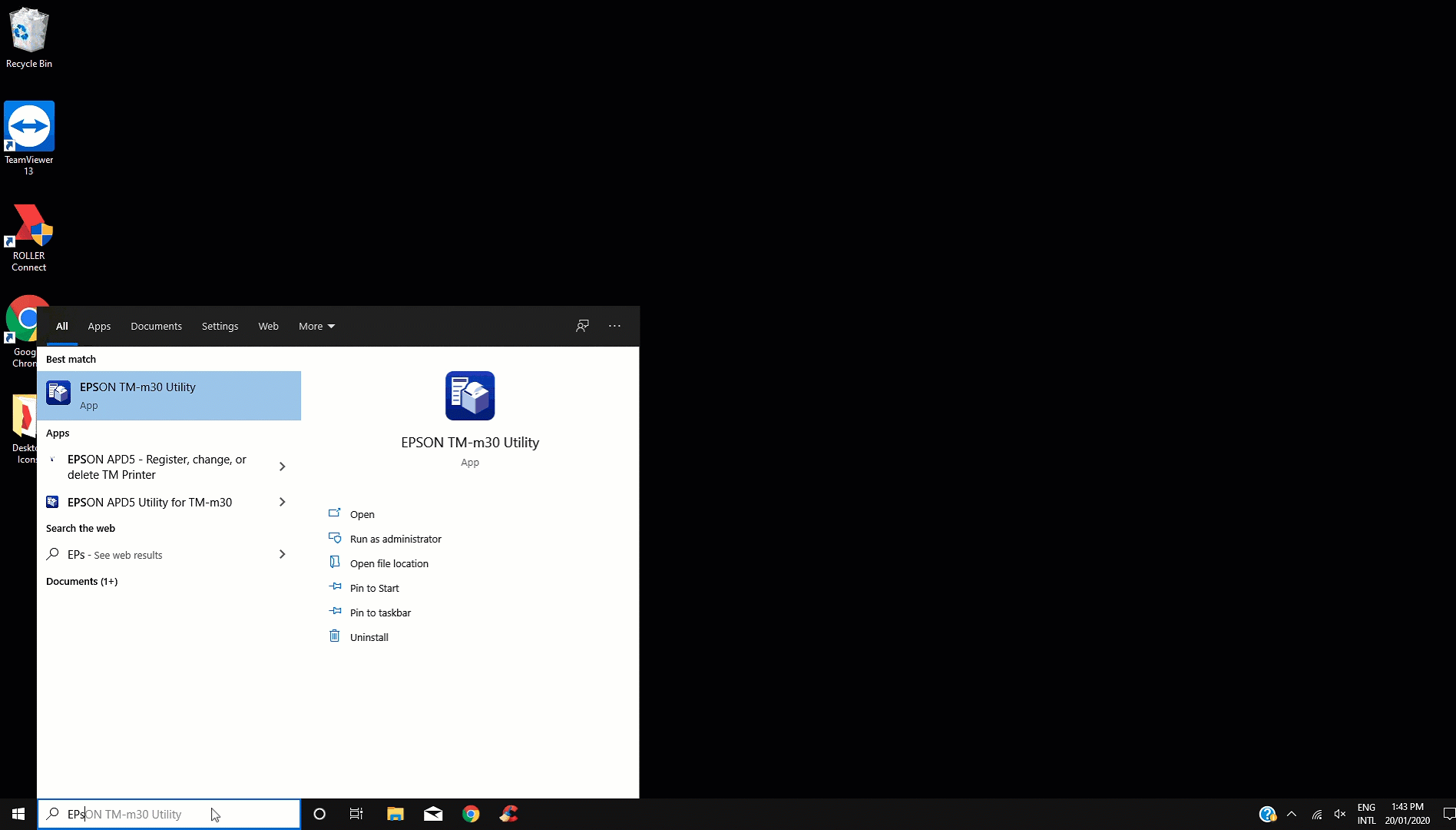 Setting up an Epson Receipt Printer for coreSTORE Coreware Support Center