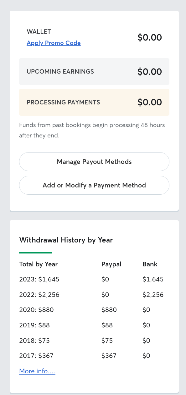 How do I review my payments from my Rover bookings? Help Center