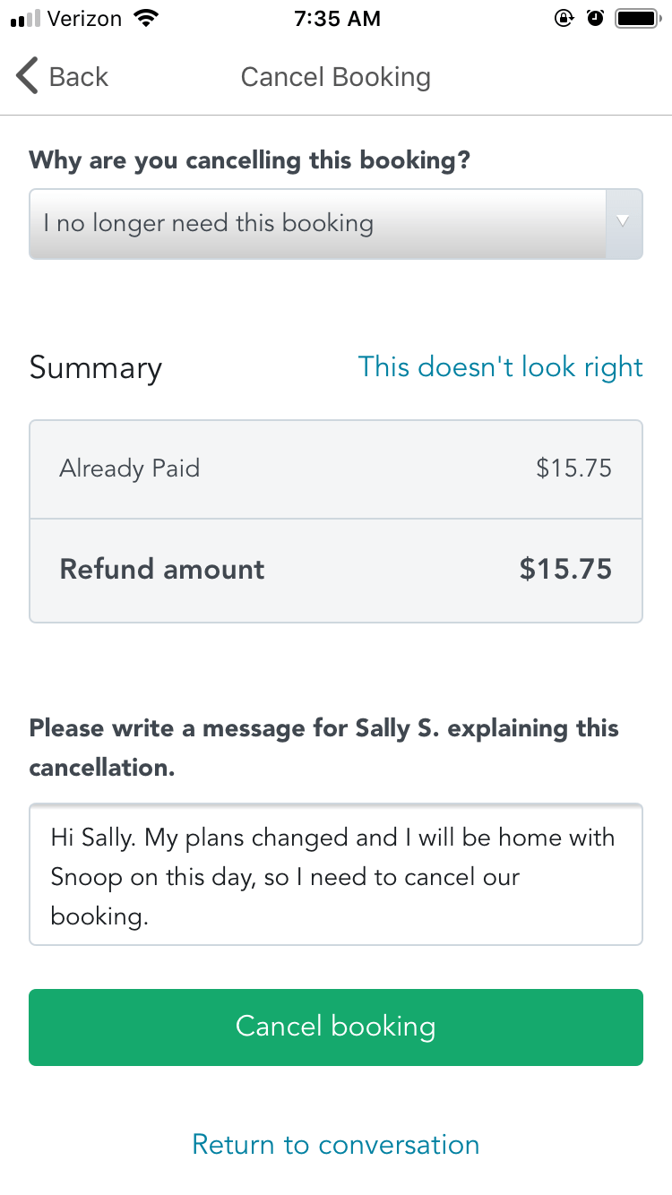 How do I cancel a booking and receive a refund? Help Center