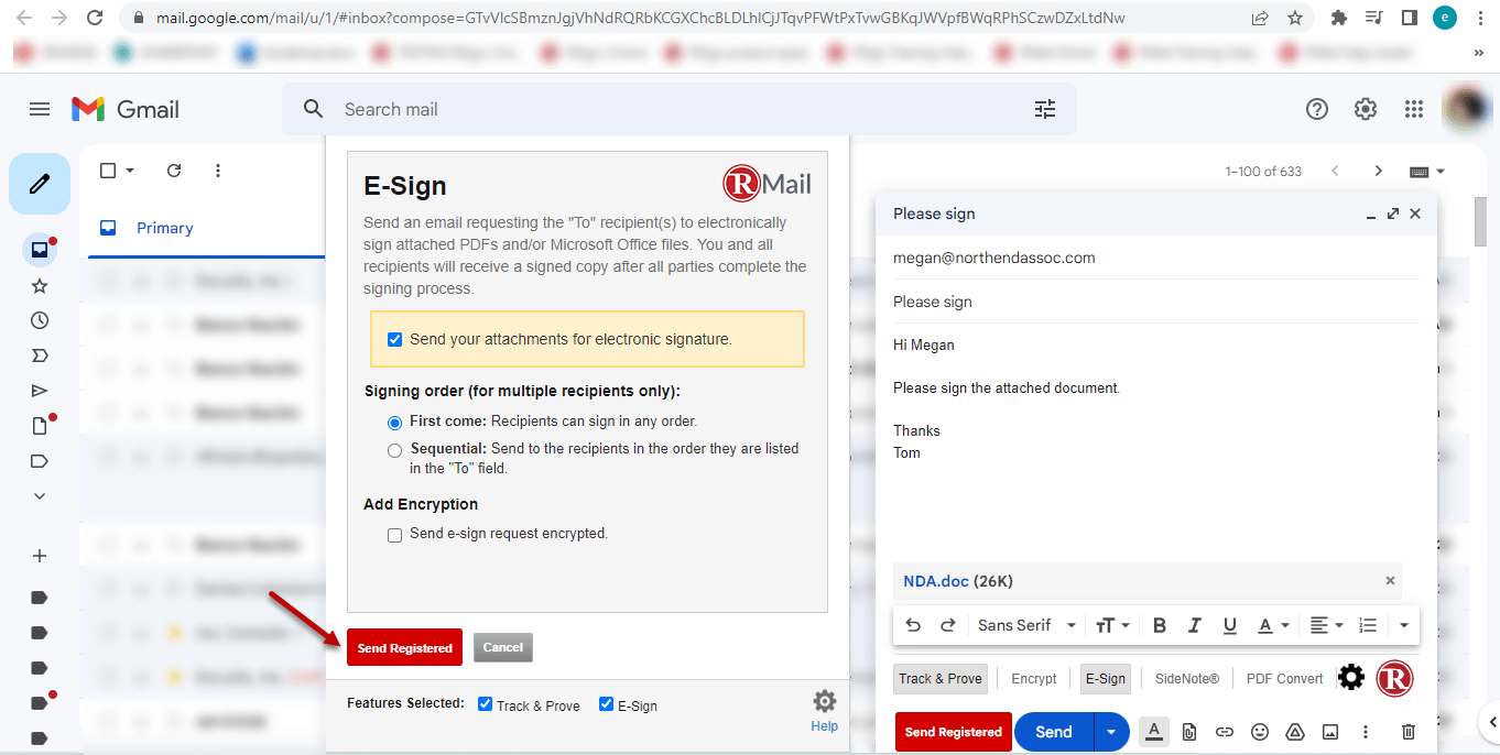 StepbyStep guide to ESign using RMail for Gmail Help Center