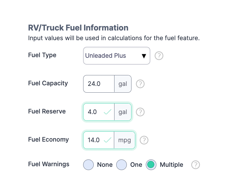 RV Fuel Information and Low Fuel Indicator RV LIFE Resources & Support
