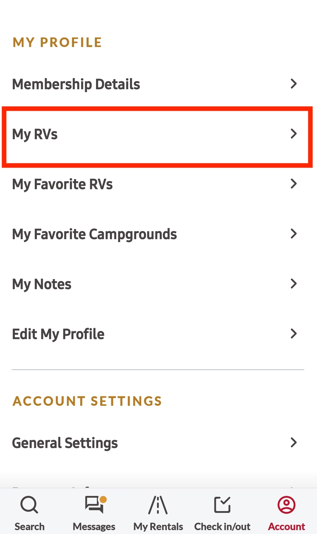 How do I edit my listing on the app? Good Sam RV Rentals Support