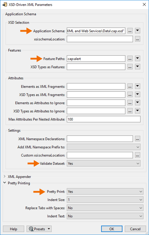 How to Consume and Produce XML using Application Schemas with the XSD